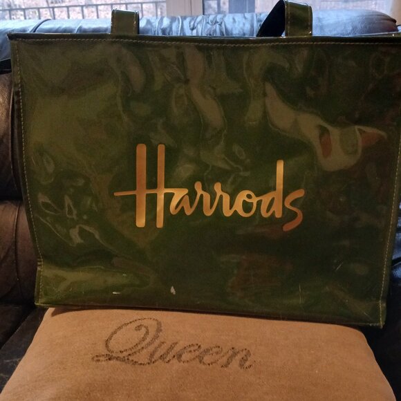 Harrods London PVC Reusable Shopper Bag - Picture 1 of 13